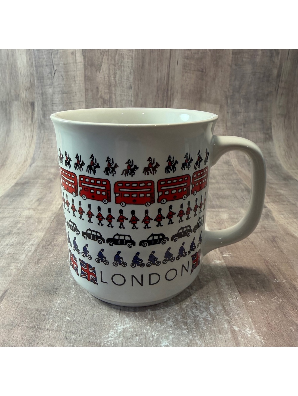 London Sampson Souvenirs Sights of Britain Transportation Double Decker Bus Mug